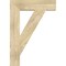 Ekena Millwork Traditional Block Rough Sawn Bracket, Douglas Fir, 6"W x 28"D x 40"H BKT06X28X40TRA05RDF - alternate 3
